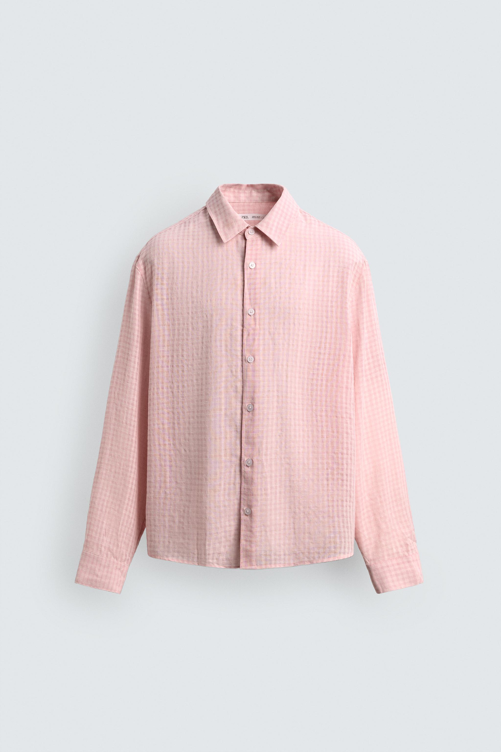 PLAID FLOWY SHIRT